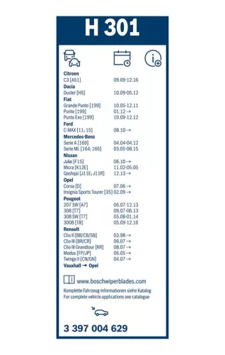 BOSCH Wiper Blade (3397004629)