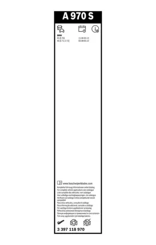 BOSCH Wiper Blade (3397118970)