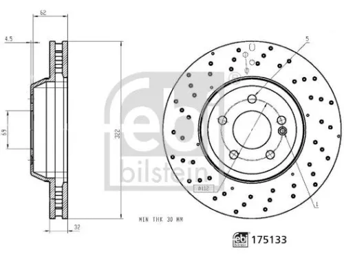 1x Brake Disc