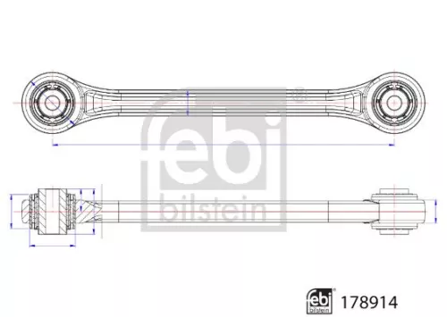 FEBI BILSTEIN 1x Control/Trailing Arm, wheel suspension (178914)