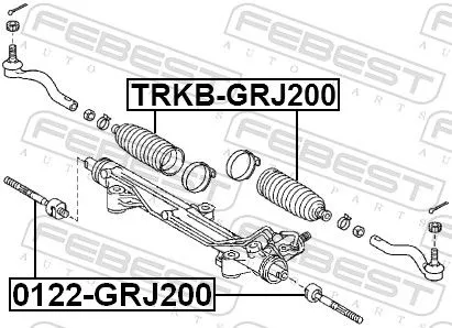 FEBEST Inner Tie Rod (0122-GRJ200)