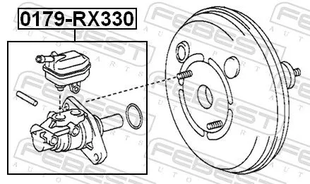 FEBEST Brake Master Cylinder (0179-RX330)
