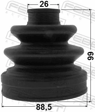 FEBEST Bellow, drive shaft (0215-U31)