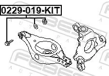 FEBEST Camber Correction Screw (0229-019-KIT)