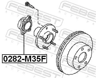 FEBEST Wheel Hub (0282-M35F)