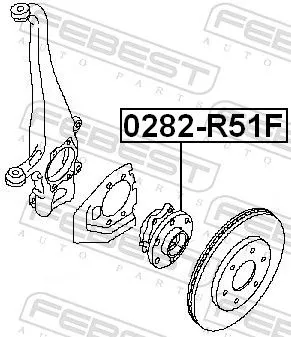 FEBEST Wheel Hub (0282-R51F)