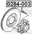FEBEST Wheel Stud (0284-003)