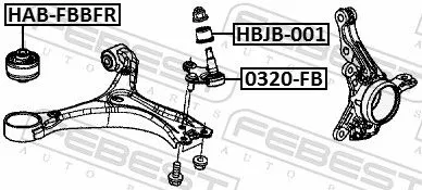FEBEST Ball Joint (0320-FB)