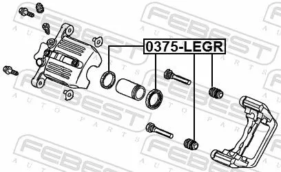 FEBEST Repair Kit, brake caliper (0375-LEGR)