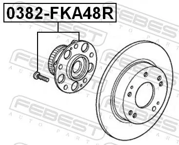 FEBEST Wheel Hub (0382-FKA48R)