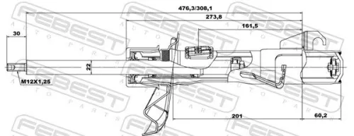 FEBEST Shock Absorber (05665299FR)