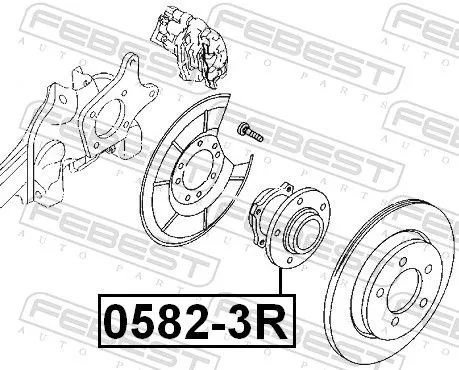 FEBEST Wheel Hub (0582-3R)