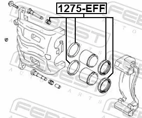 FEBEST Repair Kit, brake caliper (1275-EFF)