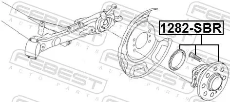 FEBEST Wheel Hub (1282-SBR)