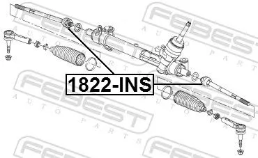 FEBEST Inner Tie Rod (1822-INS)