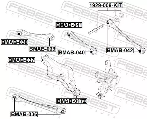 FEBEST Camber Correction Screw (1929-011-KIT)