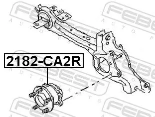 FEBEST Wheel Hub (2182-CA2R)