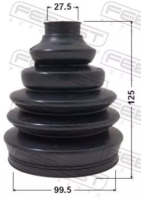 FEBEST Bellow Kit, drive shaft (2317P-T5)