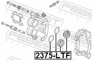 FEBEST Repair Kit, brake caliper (2375-LTF)