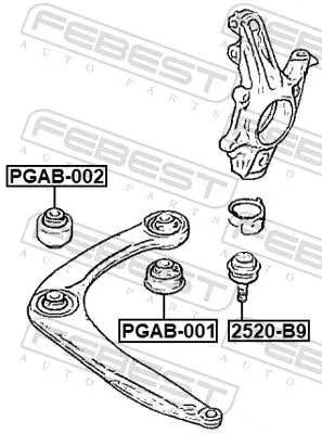 FEBEST Ball Joint (2520-B9)
