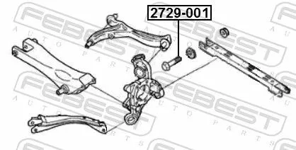 FEBEST Camber Correction Screw (2729-001)