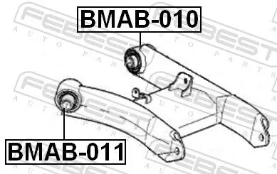 FEBEST Mounting, control/trailing arm (BMAB-011)