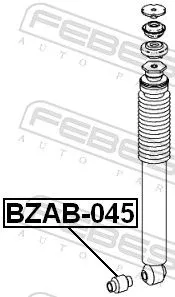 FEBEST Bush, shock absorber (BZAB-045)