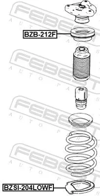 FEBEST Spring Seat (BZSI-204LOWF)