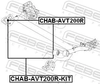 FEBEST Repair Kit, axle beam (CHAB-AVT200R-KIT)