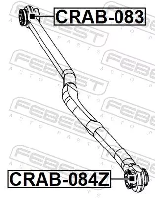 FEBEST Mounting, control/trailing arm (CRAB-083)