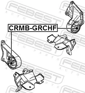 FEBEST Mounting, engine (CRMB-GRCHF)