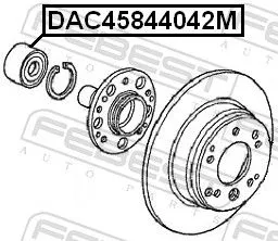 FEBEST Wheel Bearing (DAC45844042M)