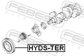 FEBEST Belt Pulley, crankshaft (HYDS-TER)