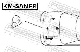 FEBEST Mounting, engine (KM-SANFR)