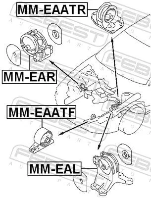 FEBEST Mounting, engine (MM-EAL)