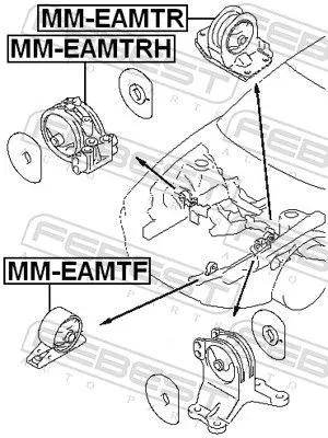 FEBEST Mounting, engine (MM-EAMTR)