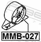 FEBEST Mounting, engine (MMB-027)
