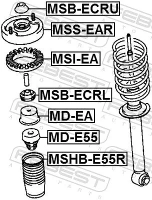 FEBEST Spring Seat (MSI-EA)