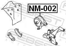 FEBEST Mounting, engine (NM-002)