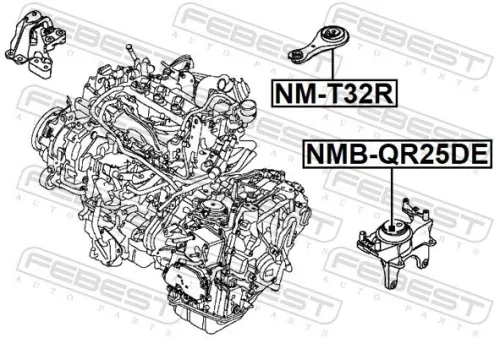 FEBEST Mounting, engine (NM-T32R)