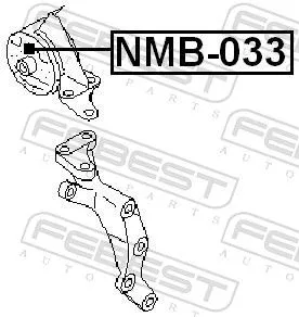 FEBEST Mounting, engine (NMB-033)