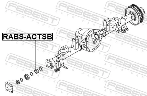 FEBEST Sensor Ring, ABS (RABS-ACTSB)