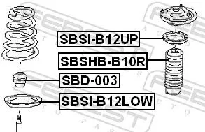FEBEST Spring Seat (SBSI-B12LOW)
