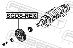 FEBEST Belt Pulley, crankshaft (SGDS-REX)