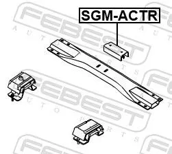 FEBEST Mounting, engine (SGM-ACTR)