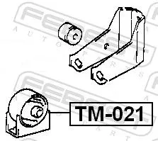 FEBEST Mounting, engine (TM-021)