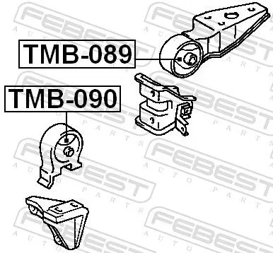 FEBEST Mounting, engine (TMB-089)