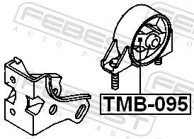 FEBEST Mounting, engine (TMB-095)