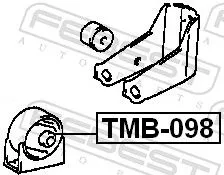FEBEST Mounting, engine (TMB-098)