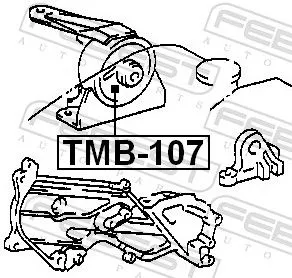 FEBEST Mounting, engine (TMB-107)